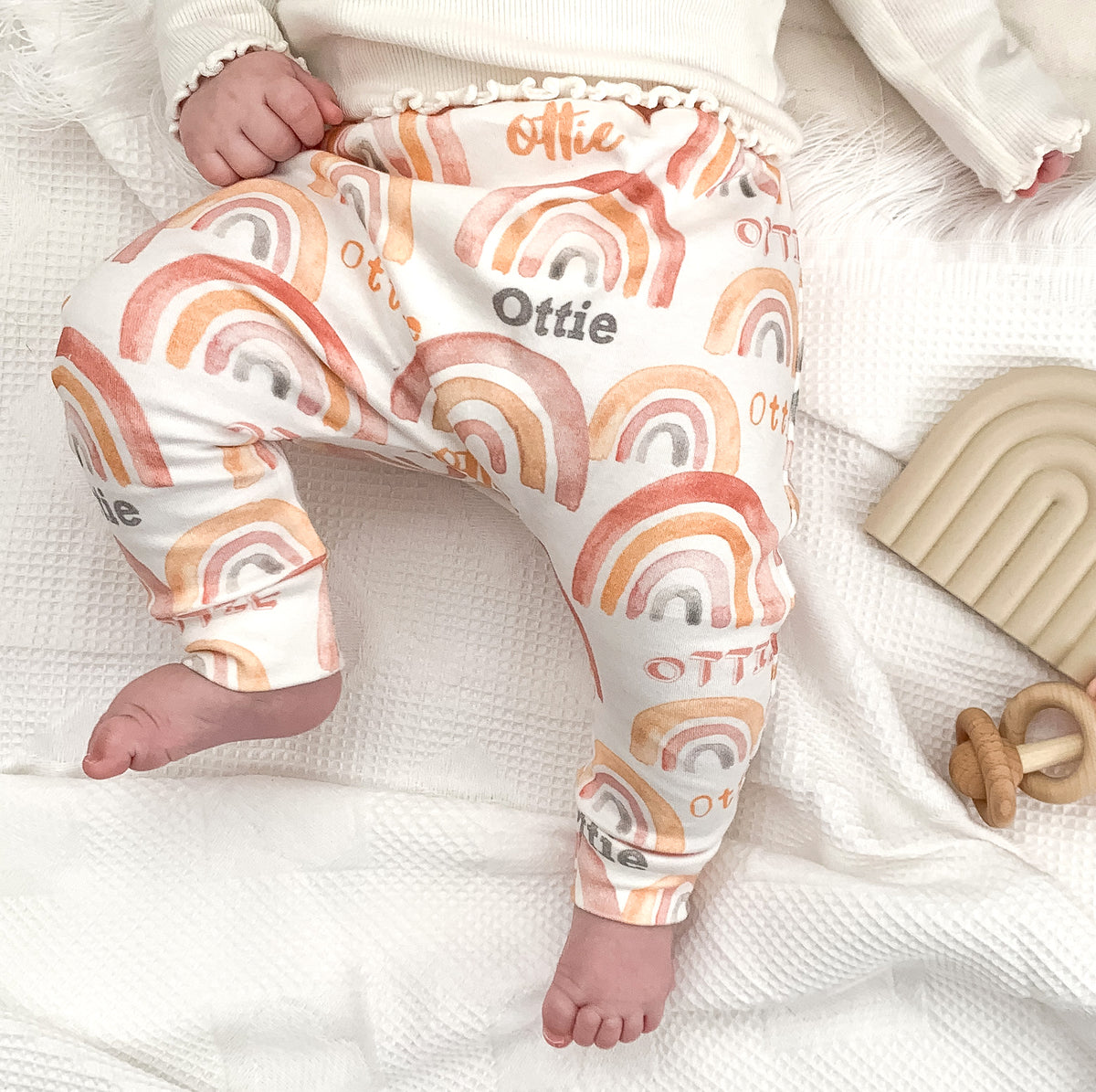 Rainbow 2025 baby leggings